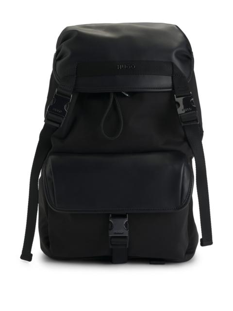 HUGO BACKPACK WITH ADJUSTABLE AND DETACHABLE SHOULDER STRAPS