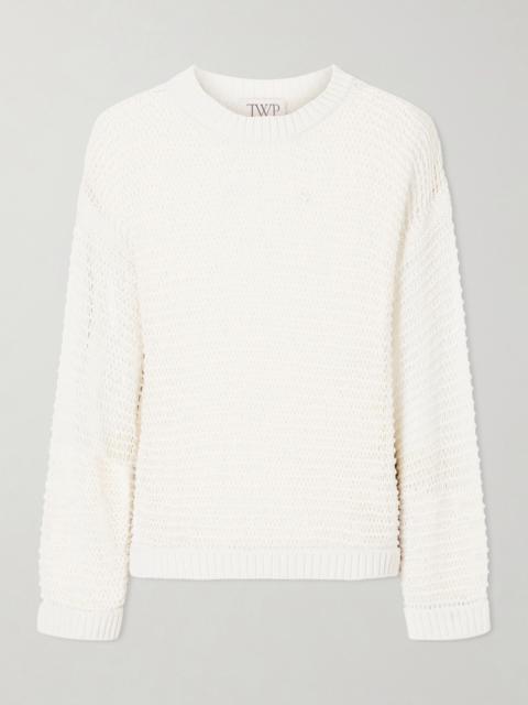 TWP Kashy Open-knit Sweater