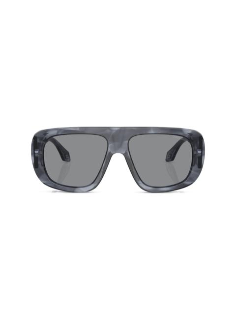 GIORGIO ARMANI logo-print sunglasses