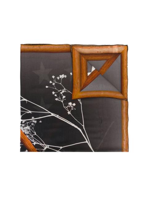 Givenchy baby's breath printed scarf