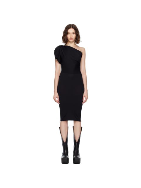 Rick Owens Black Concordians Twist Minidress