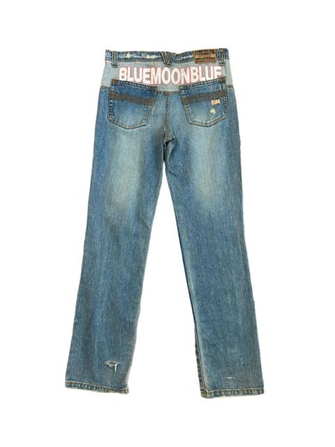 Other brands Designer × Japanese Brand × Vintage - Vintage BLUE MOON BLUE Daicok Evisu Inspired Denim