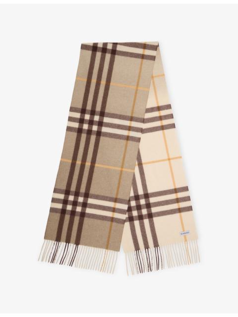 Burberry Gradient Check Cashmere Scarf