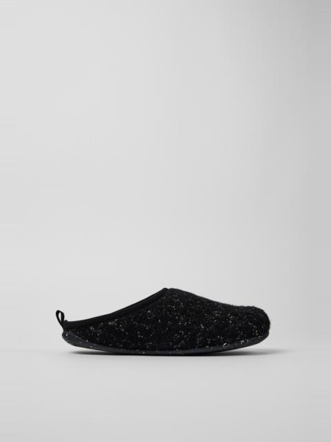 CAMPER Wabi Black and white Slippers for Men