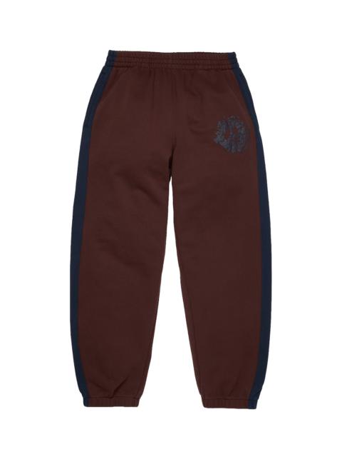 DENIM TEARS Denim U Paneled Sweatpants "Brown" DT911