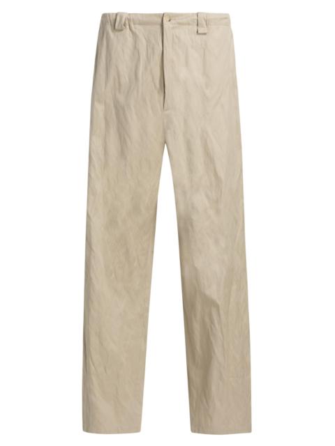 WILLY CHAVARRIA Men's Toluca Cotton-Blend Oversized Wide-Leg Pants - Stucco