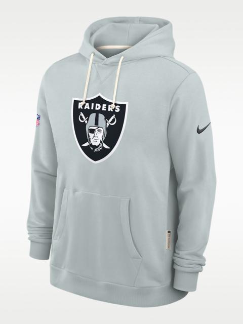 Nike Las Vegas Raiders Initial Home Sideline Men's Nike Dri-FIT NFL Pullover Hoodie