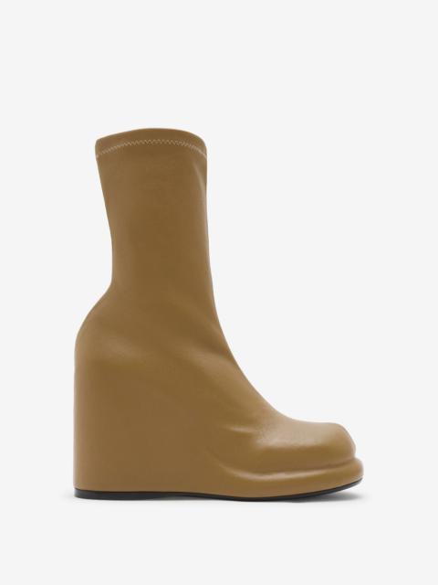 Burberry Leather Pillar Low Boots