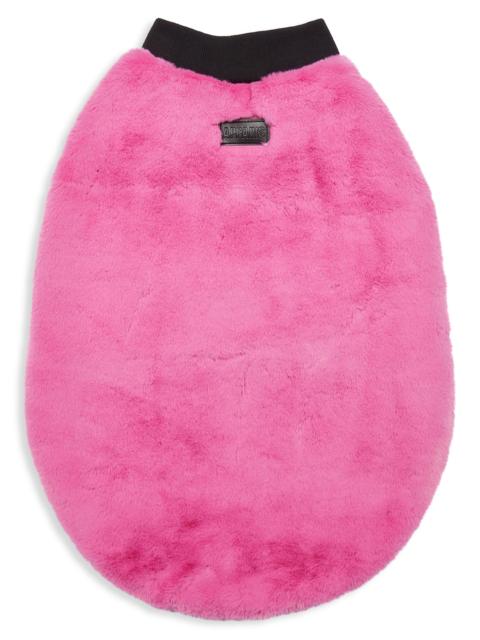 APPARIS Carter Faux Fur Dog Sweater - Sugar Pink