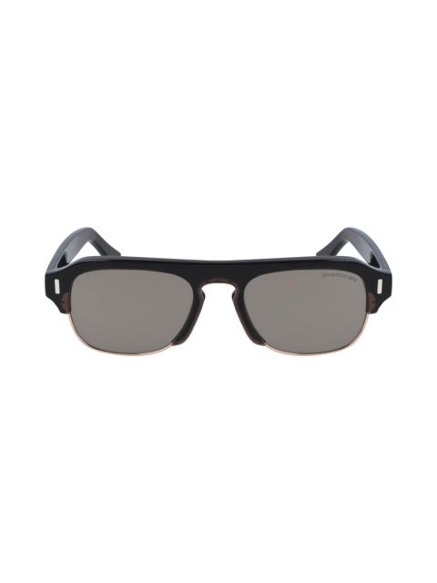 56mm Flat Top Sunglasses in Grey/Gradient