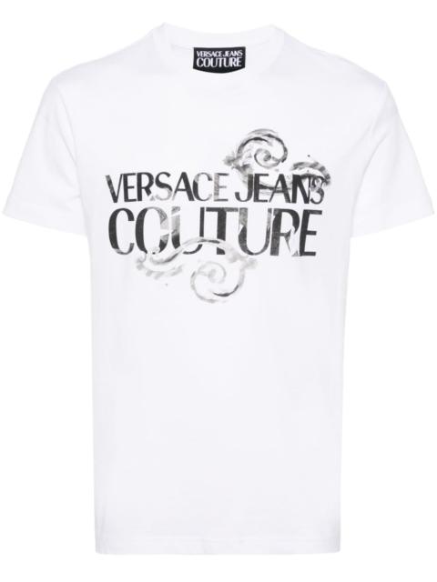 VERSACE JEANS COUTURE logo-print cotton T-shirt
