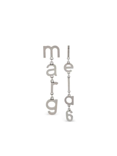 MM6 Maison Margiela asymmetric-design earrings