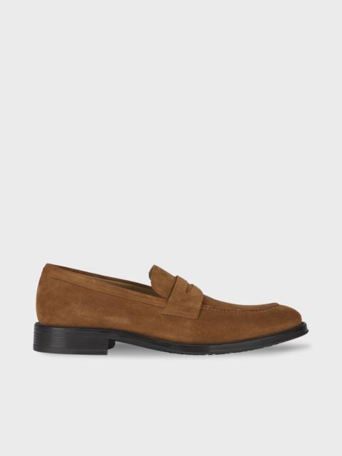Paul Smith Tan Suede 'Pierce' Loafers