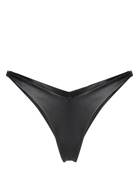 GCDS logo-hardware bikini bottoms