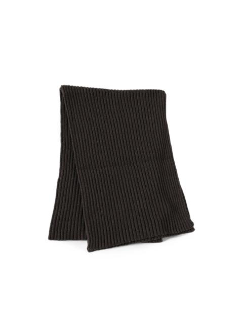 Rick Owens ribbed-knit long scarf