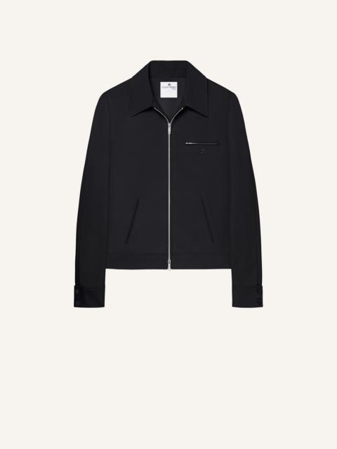courrèges SIGNATURE RETRO TWILL JACKET