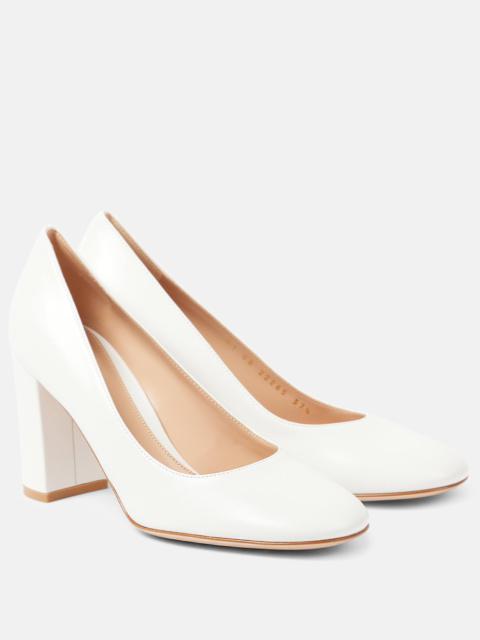 Gianvito Rossi 85 leather pumps