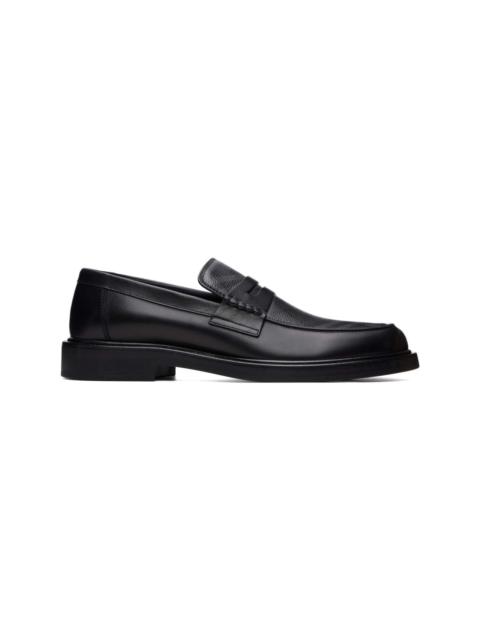 Burberry Black Check Pembroke Loafers