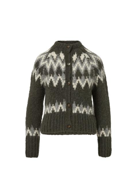 VERONICA BEARD CHRISTINA FAIR ISLE CARDIGAN