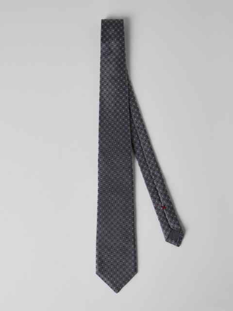 Brunello Cucinelli Spotted silk tie