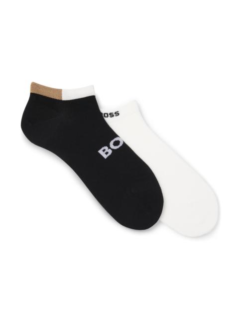 BOSS TWO-PACK ANKLE SOCKS IN SOFT BAMBOO BLEND
