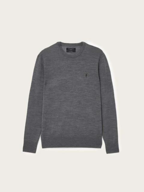 ALLSAINTS MODE MERINO CREW NECK RAMSKULL SWEATER