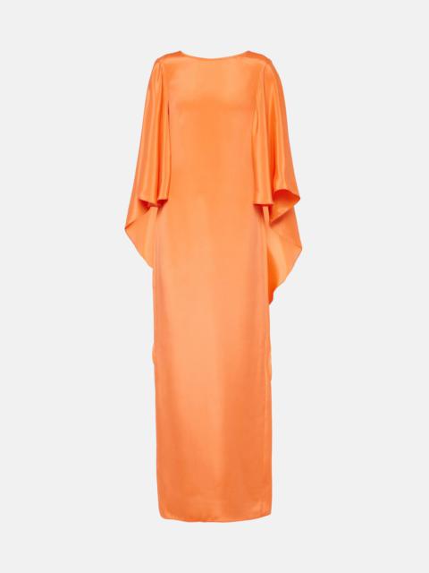 Max Mara Elegante Baleari silk crêpe de chine gown