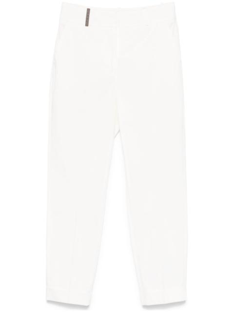 PESERICO tapered trousers