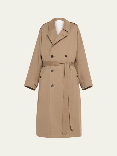 The Row Montrose Belted Cashmere-Blend Trench Coat