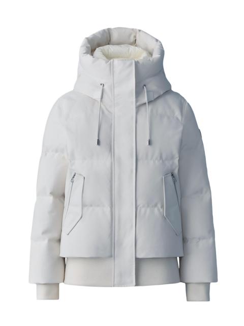 MACKAGE Women's Nefi Nordic Tech Down Jacket - Cream
