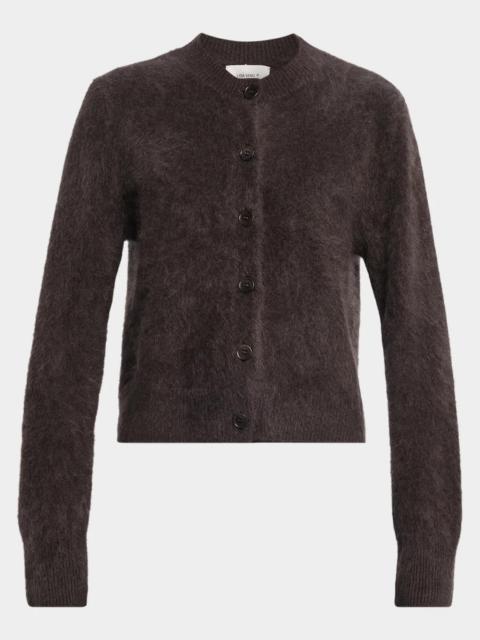 LISA YANG Azalea Brushed Cashmere Cardigan Sweater