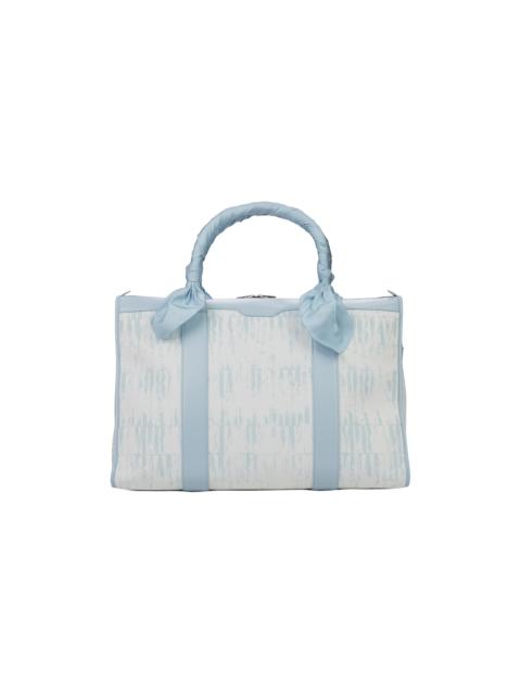 AMIRI Jacquard Tie Dye Weekender Bag "Baby Blue" SS23MAB001 853
