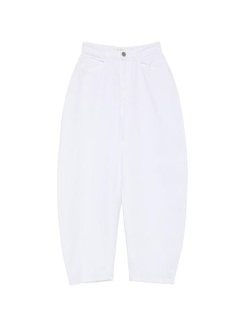 RÓHE curved wide-leg jeans