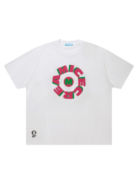 ICECREAM ICECREAM X SARCASTIC COTTON T-SHIRT CIRCLE