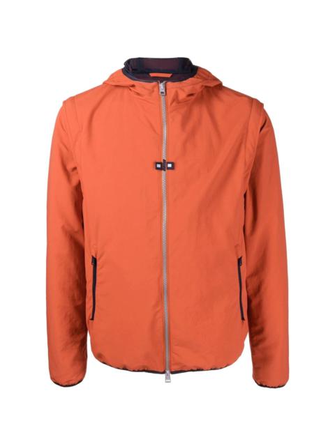 Herno two-pocket zip-up hooded jacket