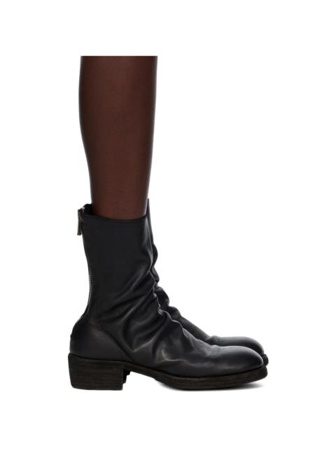Guidi zip-up calf boots