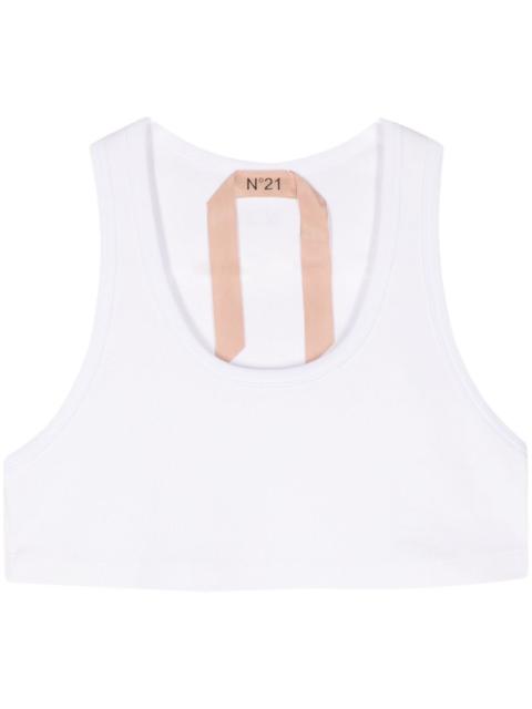 N°21 jersey crop top