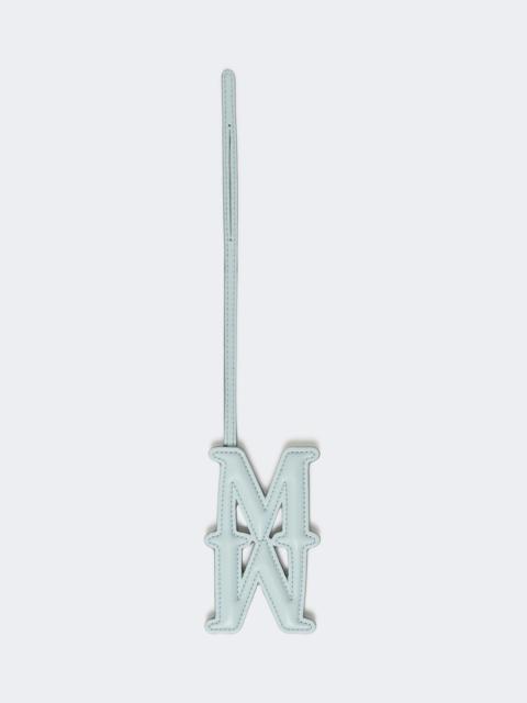 Max Mara Leather Monogram charm - SKY BLUE
