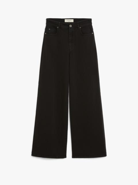 WEEKEND Max Mara MEDINA Cotton drill wide-leg trousers