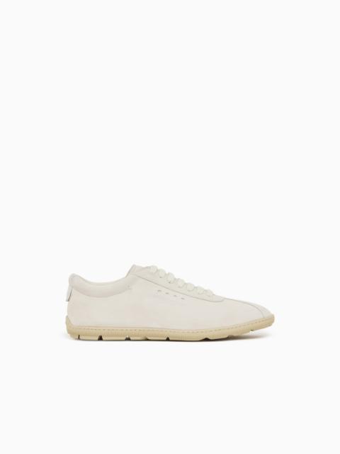 GIORGIO ARMANI SUEDE SNEAKERS
