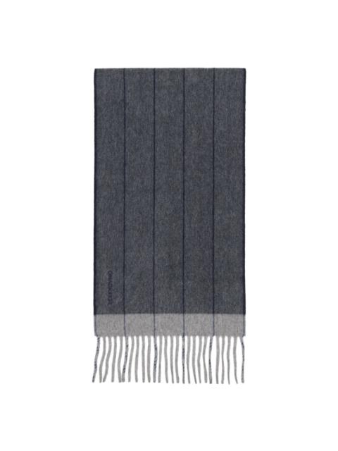 FERRAGAMO Blue Stripe Scarf