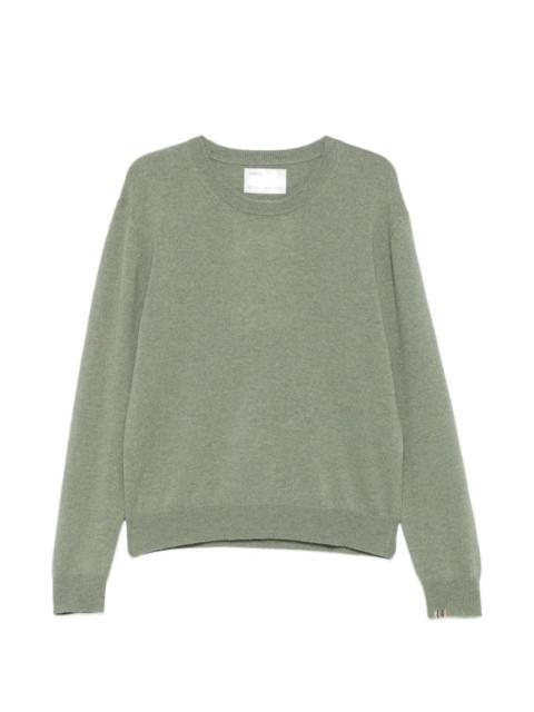 extreme cashmere Bis crew-neck ribbed-trim sweater