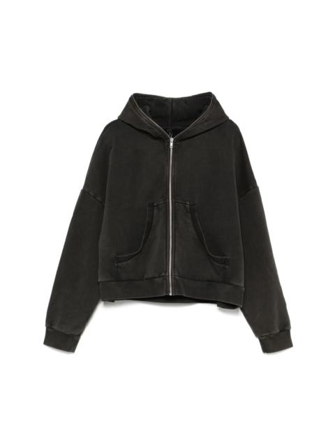 entire studios Black Full Zip Hoodie | REVERSIBLE