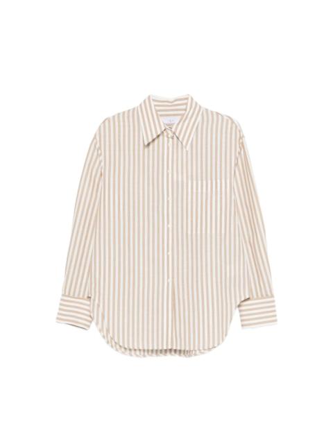 IRO Azaloa striped cotton blouse