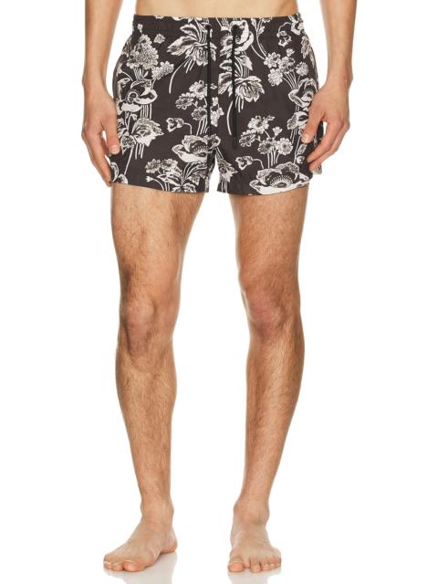 COMMAS Painted Peonies Short Swim Short