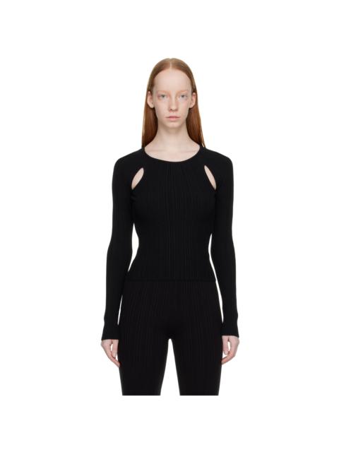 LVIR Black Cutout Sweater