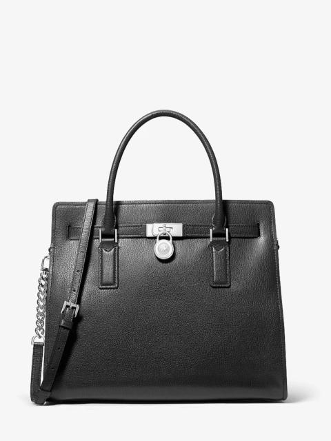 MICHAEL KORS Hamilton Moderne Large Leather Satchel