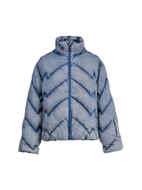 PERFECT MOMENT denim puffer jacket