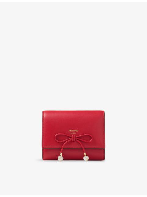 JIMMY CHOO Marinda Compact Leather Wallet