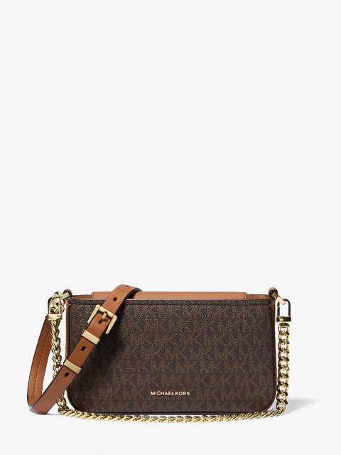 MICHAEL KORS Bryant Small Signature Logo Convertible Pochette
